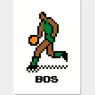 8-Bit Basketball - Boston Posters and Art